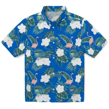 middle tennessee blue raiders flamingo palms blue hawaiian shirts best selling