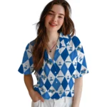 Middle Tennessee Blue Raiders Hawaiian Shirt – Golfing Plaid