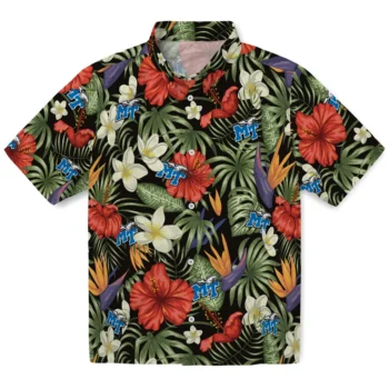 middle tennessee blue raiders hibiscus bird hawaiian shirts best selling