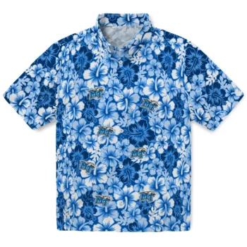 middle tennessee blue raiders hibiscus blooms blue hawaiian shirts best selling