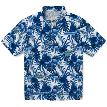 middle tennessee blue raiders hibiscus exotic blue hawaiian shirts best selling