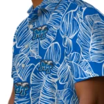 Middle Tennessee Blue Raiders Hawaiian Shirt – Leaf Outline