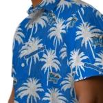 Middle Tennessee Blue Raiders Hawaiian Shirt – Palm Tree Motif