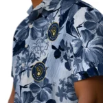 Milwaukee Brewers Hawaiian Shirt – Hibiscus Arrangement