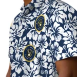 Milwaukee Brewers Hawaiian Shirt – Hibiscus Motif