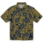 Milwaukee Brewers Hawaiian Shirt – Leaf Outline