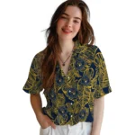 Milwaukee Brewers Hawaiian Shirt – Leaf Outline