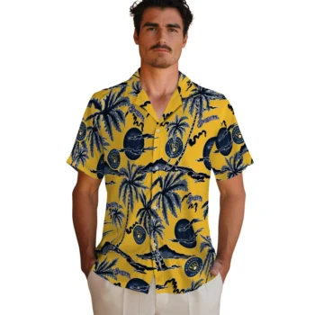 milwaukee brewers palm sunset hawaiian shirts fashion forward