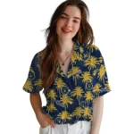 Milwaukee Brewers Hawaiian Shirt – Palm Tree Motif