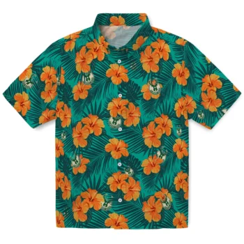 milwaukee bucks hibiscus escape green hawaiian shirts best selling