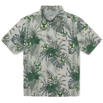 milwaukee bucks hibiscus designs beige hawaiian shirts best selling