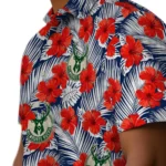 Milwaukee Bucks Hawaiian Shirt – Hibiscus Fiesta
