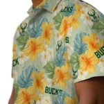 Milwaukee Bucks Hawaiian Shirt – Hibiscus Mood