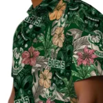 Milwaukee Bucks Hawaiian Shirt – Hibiscus Tiki Jungle