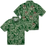Milwaukee Bucks Hawaiian Shirt – Leaf Outline