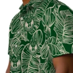 Milwaukee Bucks Hawaiian Shirt – Leaf Outline