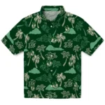 Milwaukee Bucks Hawaiian Shirt – Palm And Clouds
