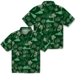 Milwaukee Bucks Hawaiian Shirt – Palm And Clouds