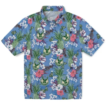 milwaukee bucks pineapple bouquet best sky blue hawaiian shirts best selling