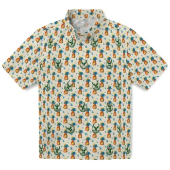 milwaukee bucks pineapple delight beige hawaiian shirts best selling