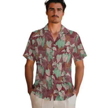 minnesota golden gophers anthurium overlay maroon hawaiian shirts fashion forward