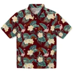 Minnesota Golden Gophers Hawaiian Shirt – Flamingo and Hibiscus