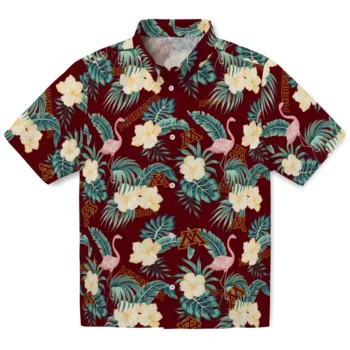 minnesota golden gophers flamingo palms maroon hawaiian shirts best selling