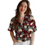 Minnesota Golden Gophers Hawaiian Shirt – Flamingo and Hibiscus