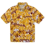 Minnesota Golden Gophers Hawaiian Shirt – Hibiscus Overlay