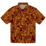 Minnesota Golden Gophers Hawaiian Shirt – Leaf Outline