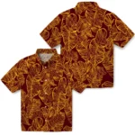 Minnesota Golden Gophers Hawaiian Shirt – Leaf Outline