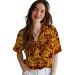 Minnesota Golden Gophers Hawaiian Shirt – Monstera Layer