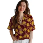 Minnesota Golden Gophers Hawaiian Shirt – Palm Tree Motif