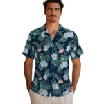 Minnesota Timberwolves Hawaiian Shirt – Flamingo and Hibiscus