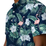 Minnesota Timberwolves Hawaiian Shirt – Flamingo and Hibiscus