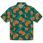 Minnesota Timberwolves Hawaiian Shirt – Hibiscus and Palm Leaves