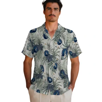 minnesota timberwolves hibiscus designs beige hawaiian shirts fashion forward