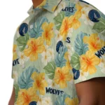 Minnesota Timberwolves Hawaiian Shirt – Hibiscus Mood