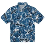 Minnesota Timberwolves Hawaiian Shirt – Hibiscus Overlay