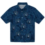 Minnesota Timberwolves Hawaiian Shirt – Leaf Outline