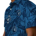 Minnesota Timberwolves Hawaiian Shirt – Monstera Layer
