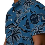 Minnesota Timberwolves Hawaiian Shirt – Palm Sunset