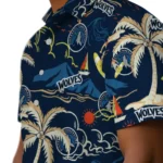 Minnesota Timberwolves Hawaiian Shirt – Palm Tree Island
