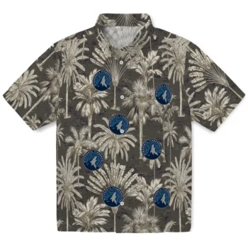 minnesota timberwolves palm shadows midnight blue hawaiian shirts best selling