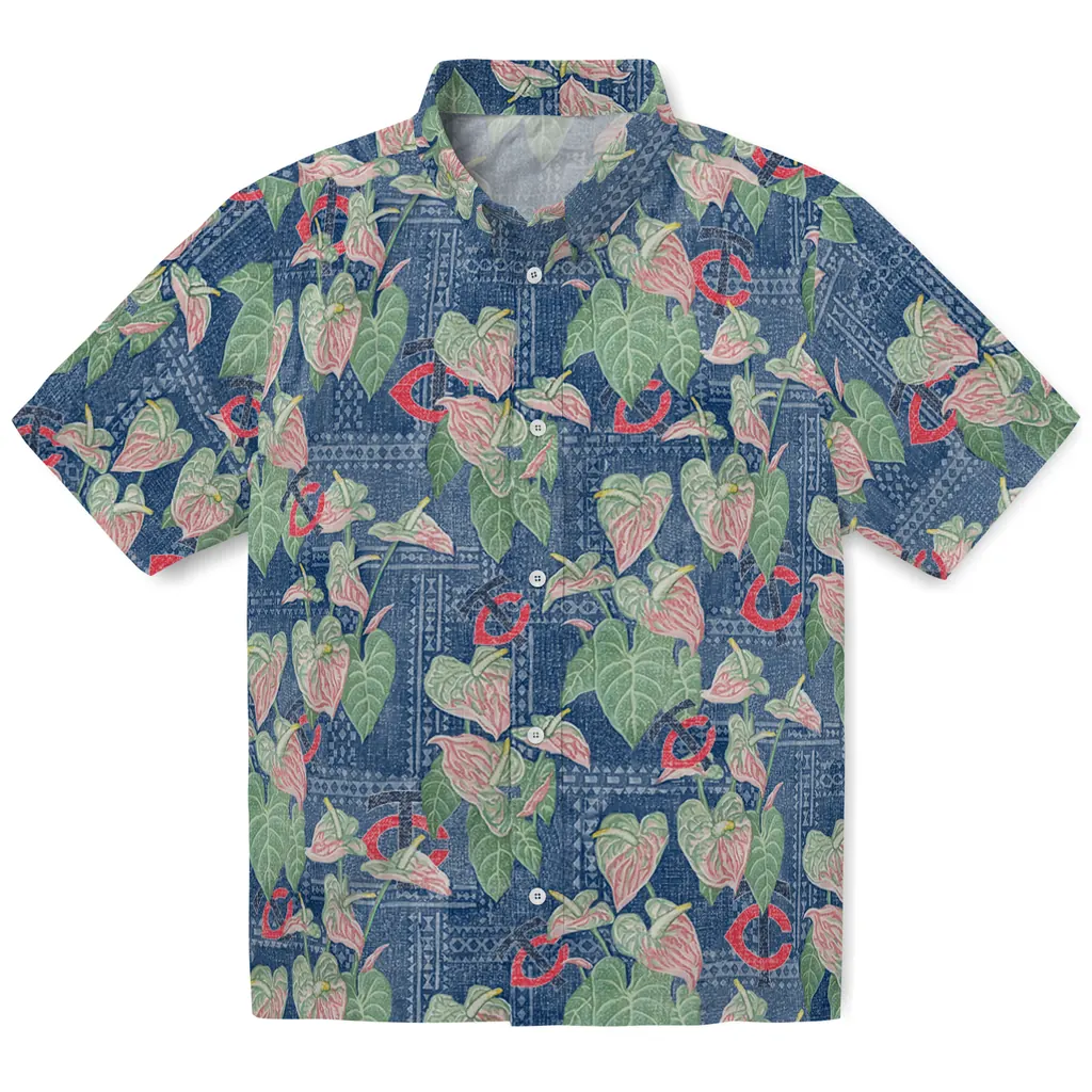 Minnesota Twins Hawaiian Shirt - Anthurium Overlay minnesota twins anthurium overlay navy hawaiian shirts best selling