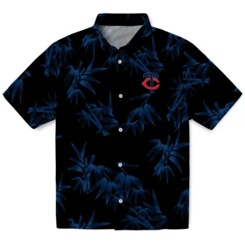 minnesota twins bamboo branches navy black hawaiian shirts best selling