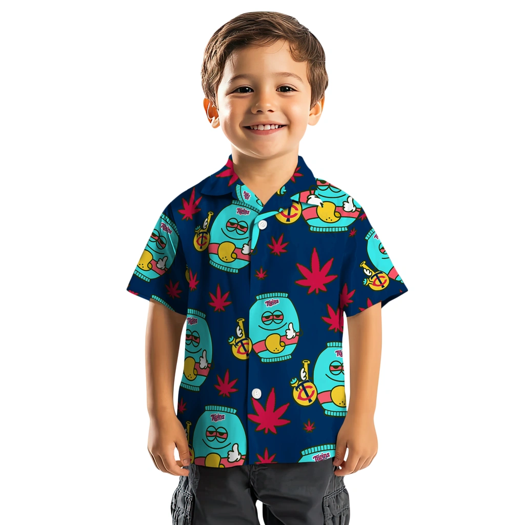 Minnesota Twins Hawaiian Shirt - Chill Vibe minnesota twins bong smile navy hawaiian shirts top rated