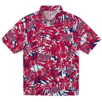minnesota twins hibiscus overlay hawaiian shirts best selling