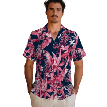 minnesota twins palm leaves navy hawaiian shirts fashion forward