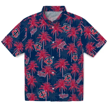 minnesota twins palm grove navy hawaiian shirts best selling